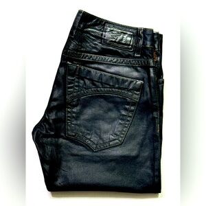 New Men's ROBIN'S JEAN sz 30 Marlon Straight Coated Jeans